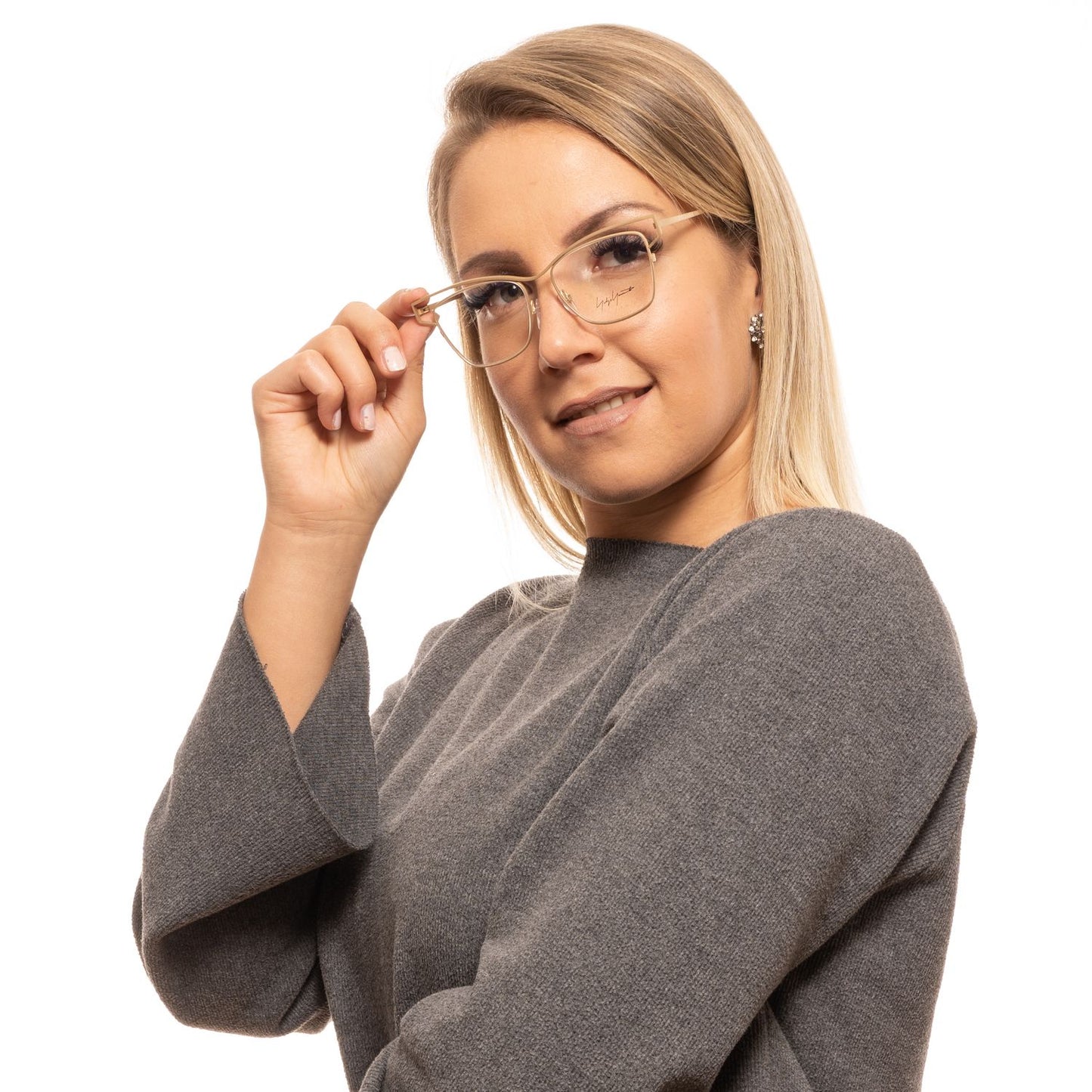 Yohji Yamamoto Gold Women Optical Frames