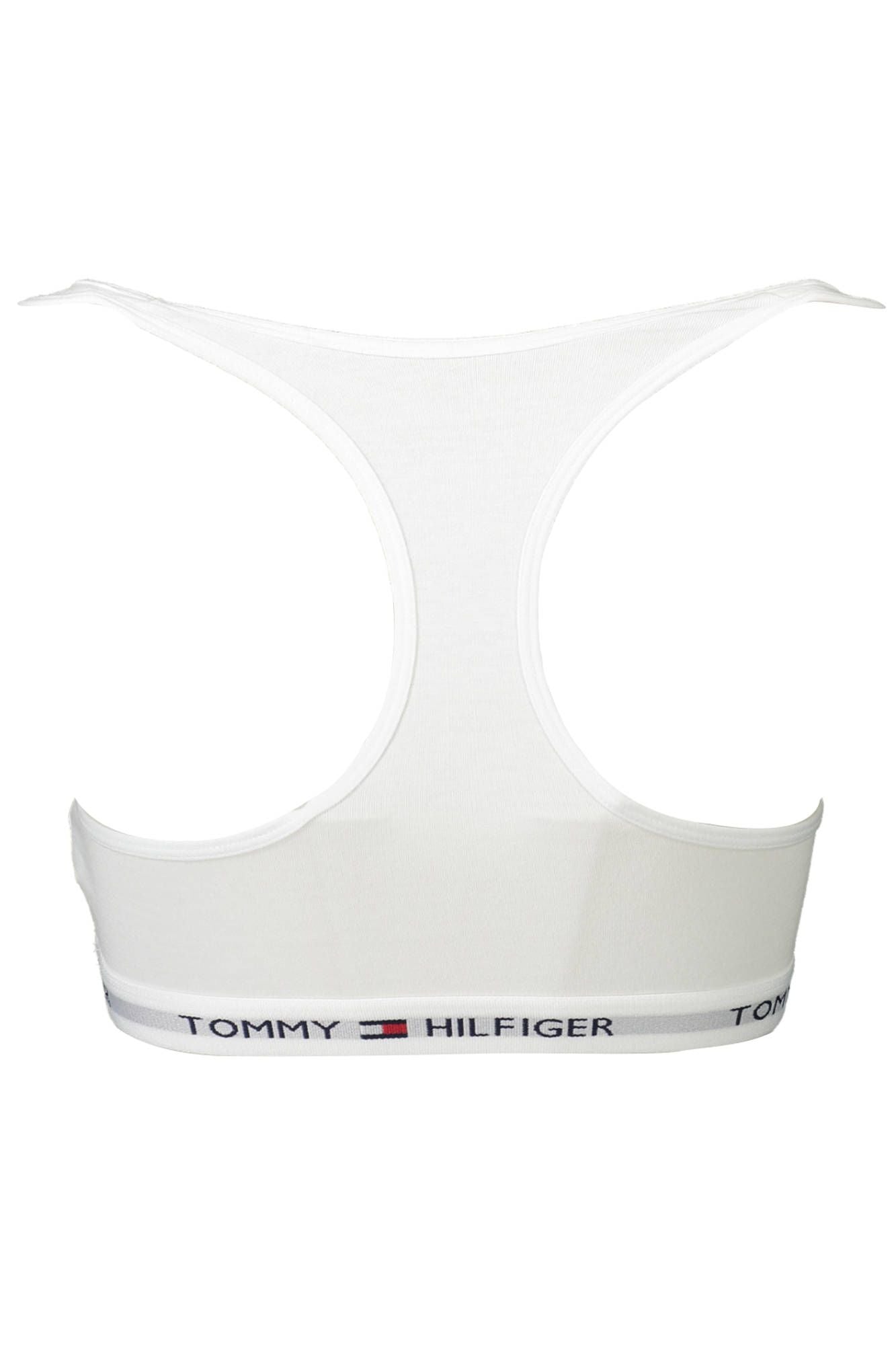 Tommy Hilfiger White Cotton Women Sports Bra