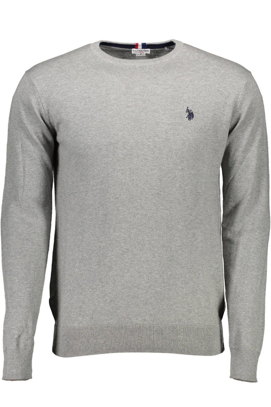 U.S. POLO ASSN. Gray Cotton Men Sweater