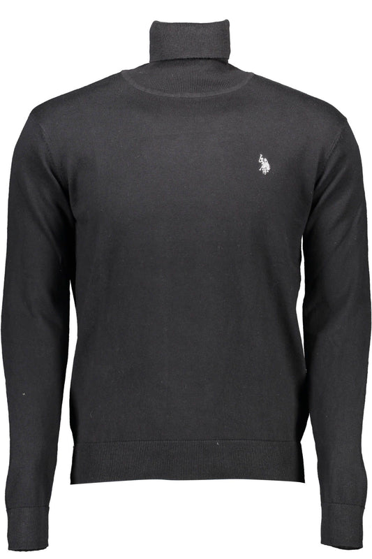 U.S. POLO ASSN. Black Cotton Men Sweater