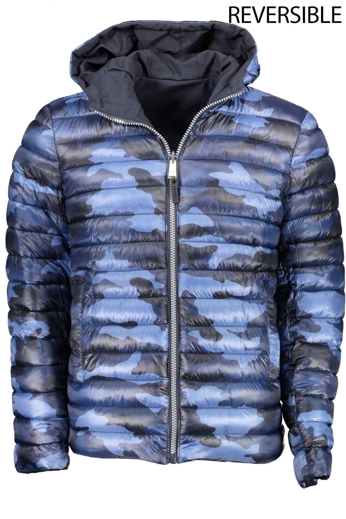 Plein Sport Blue Polyester Men Jacket