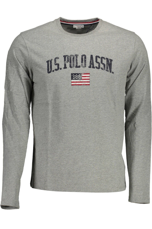 U.S. POLO ASSN. Gray Cotton Mens TShirt