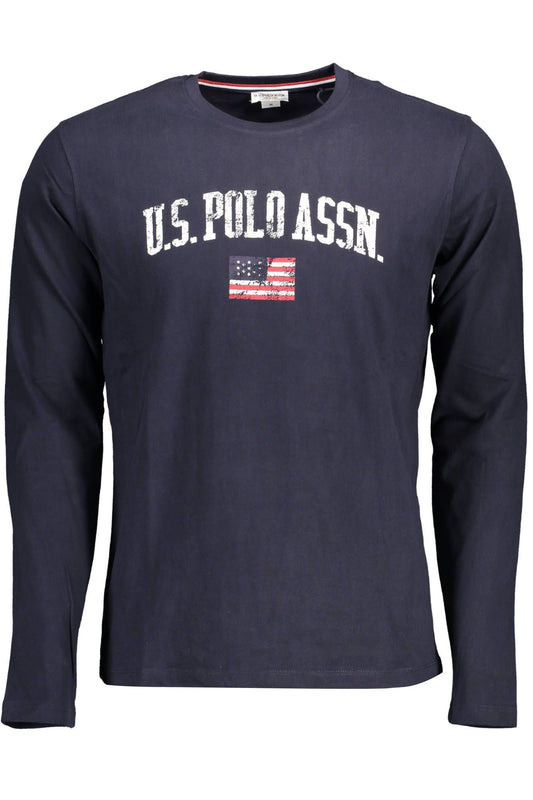 U.S. POLO ASSN. Blue Cotton Men T-Shirt