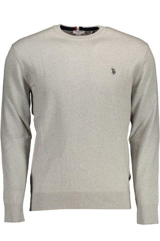 U.S. POLO ASSN. Gray Cotton Men Sweater