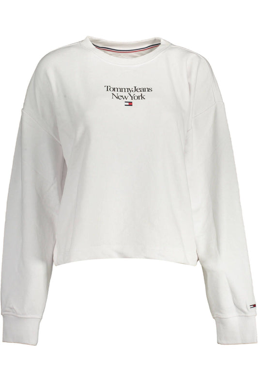 Tommy Hilfiger White Cotton Women Sweater