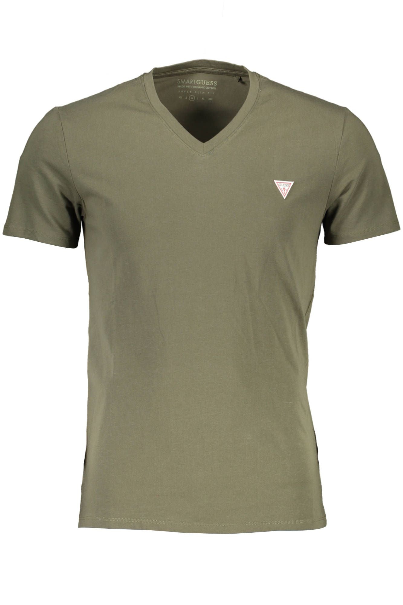 Guess Jeans Green Cotton Men T-Shirt