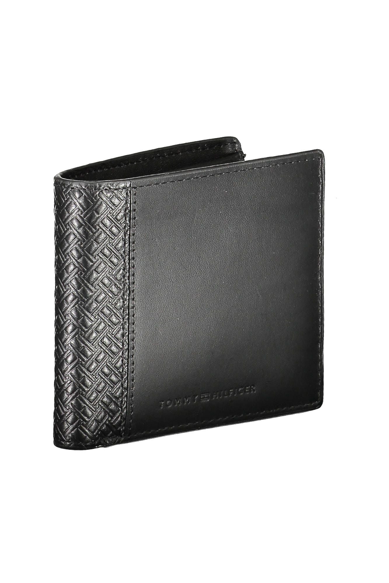 Tommy Hilfiger Black Leather Men Wallet