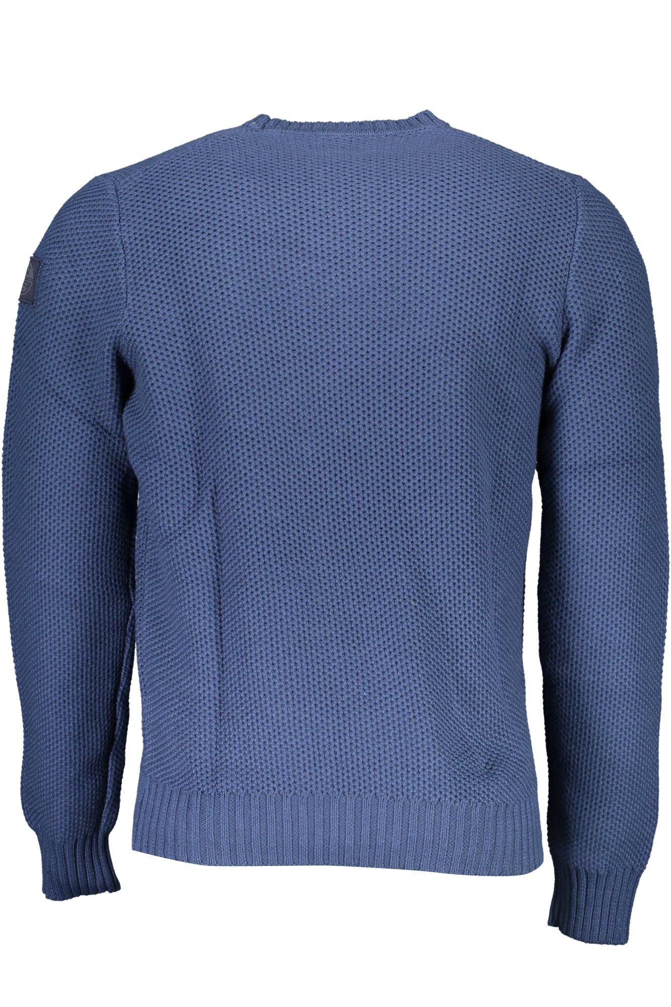 North Sails Blue Cotton Men Sweater