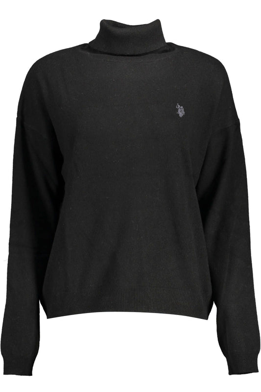 U.S. POLO ASSN. Black Wool Women Sweater