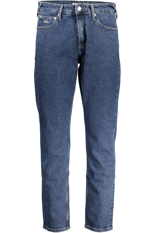 Tommy Hilfiger Blue Cotton Men Slim Jeans