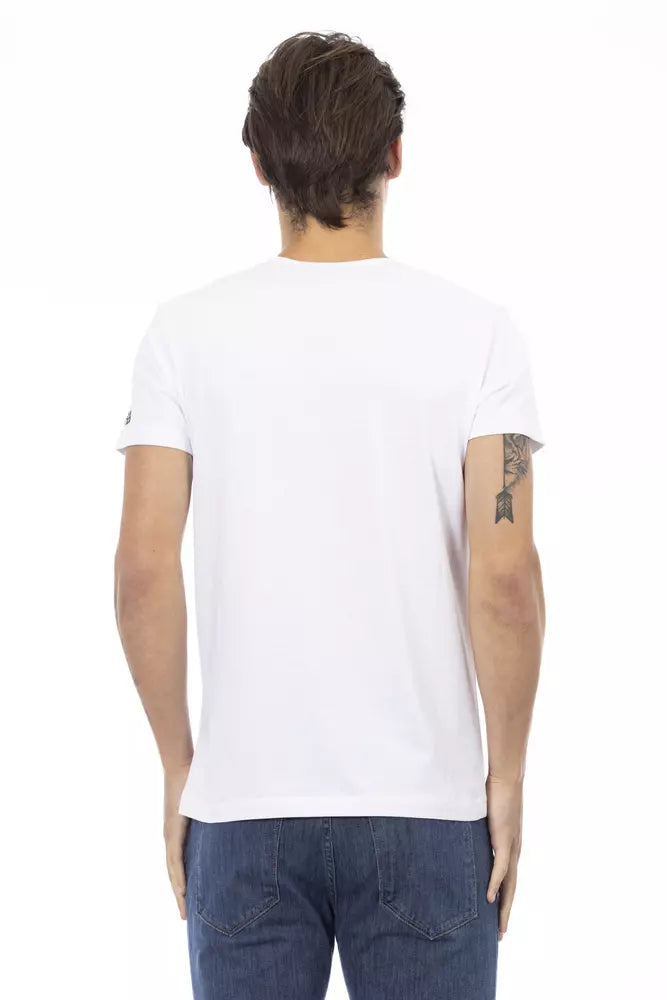 Trussardi Action White Cotton Men's T-Shirt