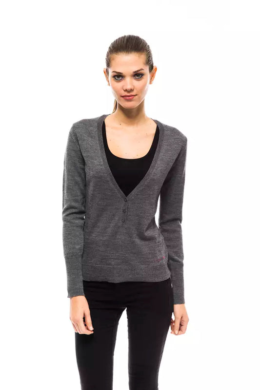 Ungaro Fever Gray Wool Women Sweater