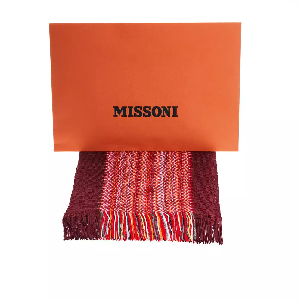 Missoni Multicolor Wool Men Scarf