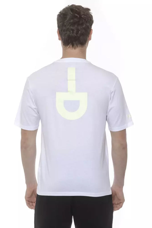 Tond White Cotton Men T-Shirt