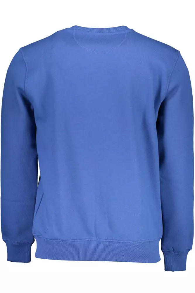 North Sails Blue Cotton Men Sweater