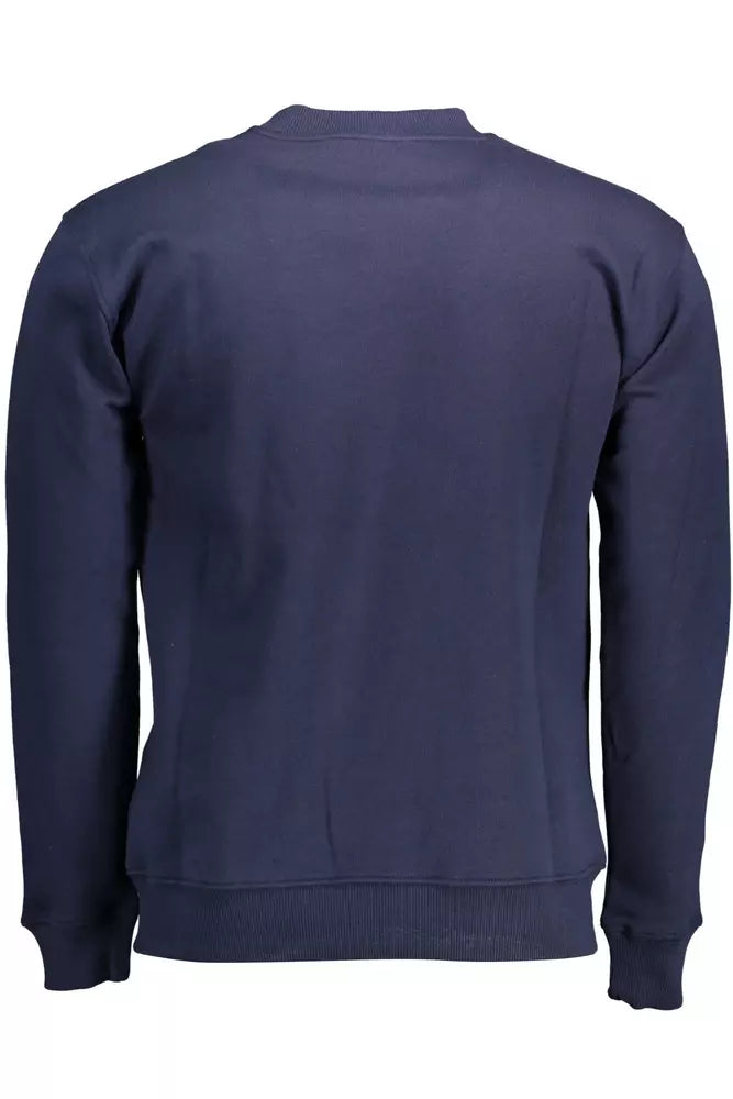 North Sails Blue Cotton Men Sweater