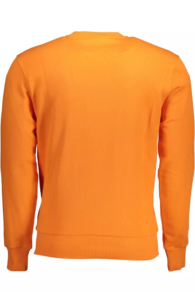 North Sails Orange Cotton Men Sweater