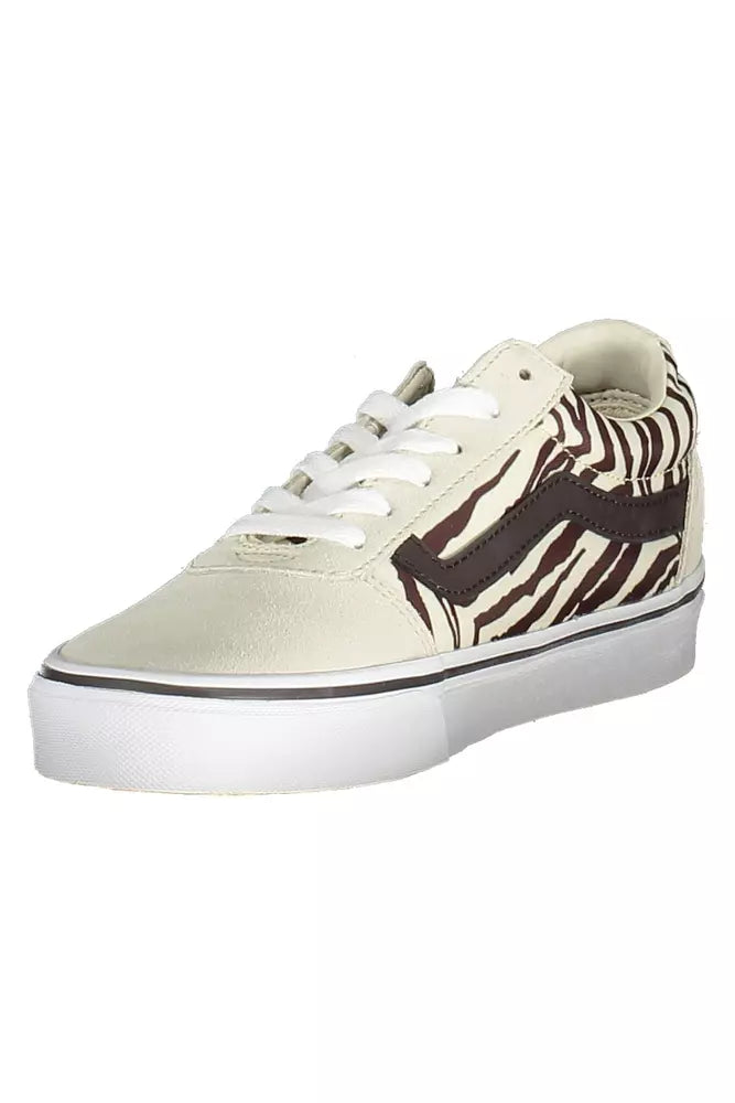 Vans Beige Leather Women Sneaker