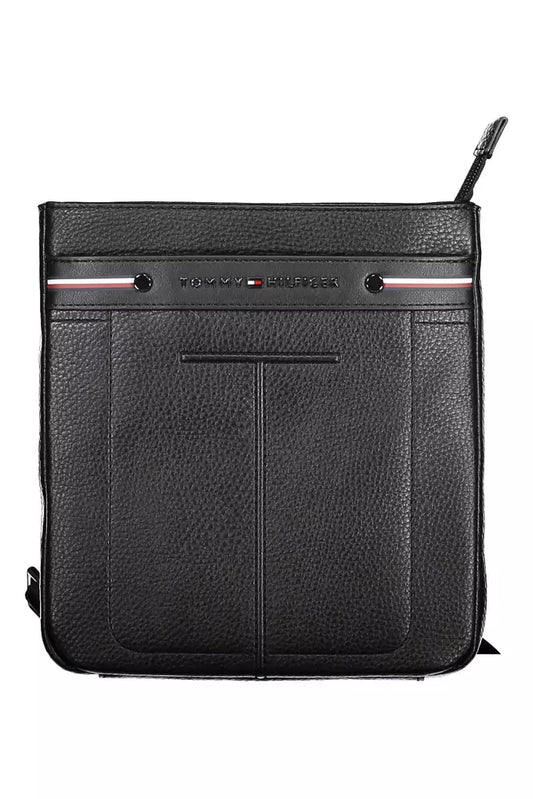 Tommy Hilfiger Black Polyethylene Men Shoulder Bag