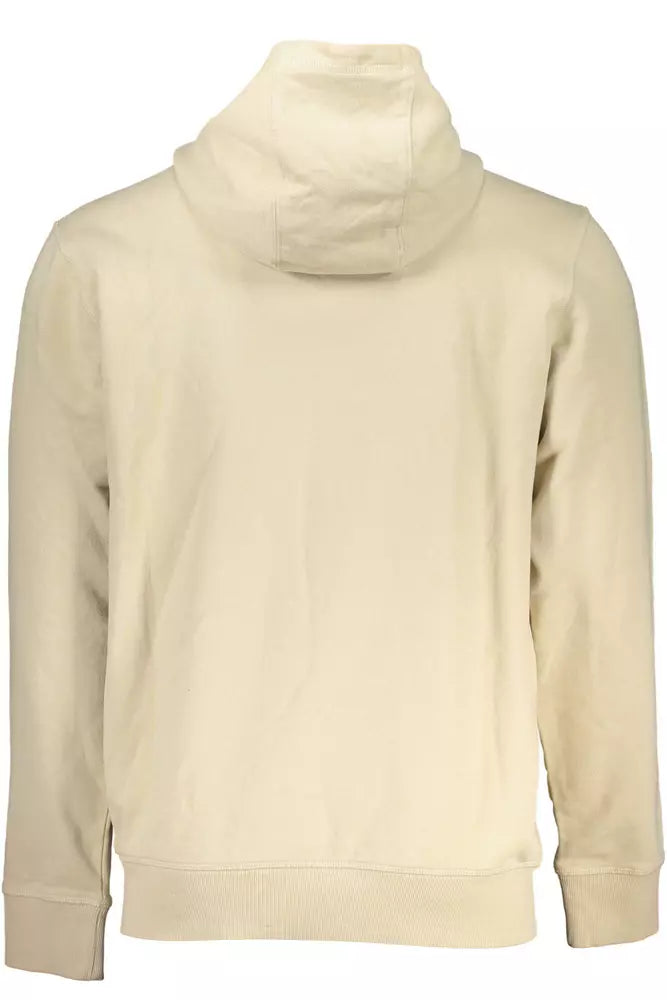 Tommy Hilfiger Beige Cotton Men Sweater