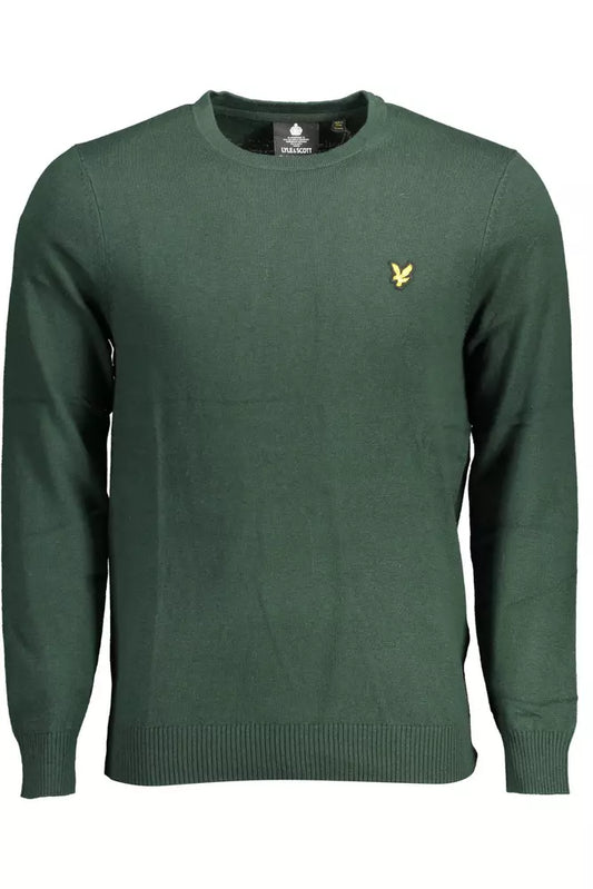 Lyle & Scott Green Cotton Men Sweater