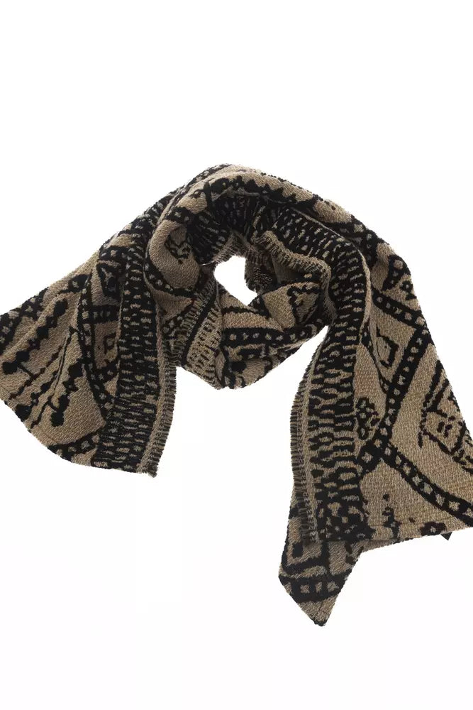 Alpha Studio Brown Acetate Women Scarf