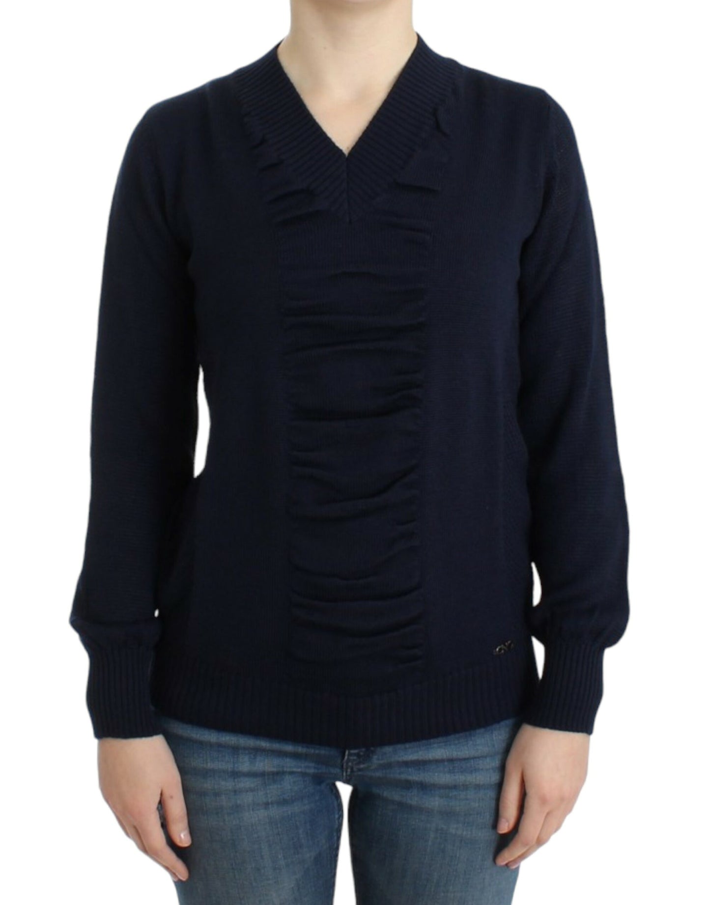 Costume National Elegant V-Neck Lightweight Sweater