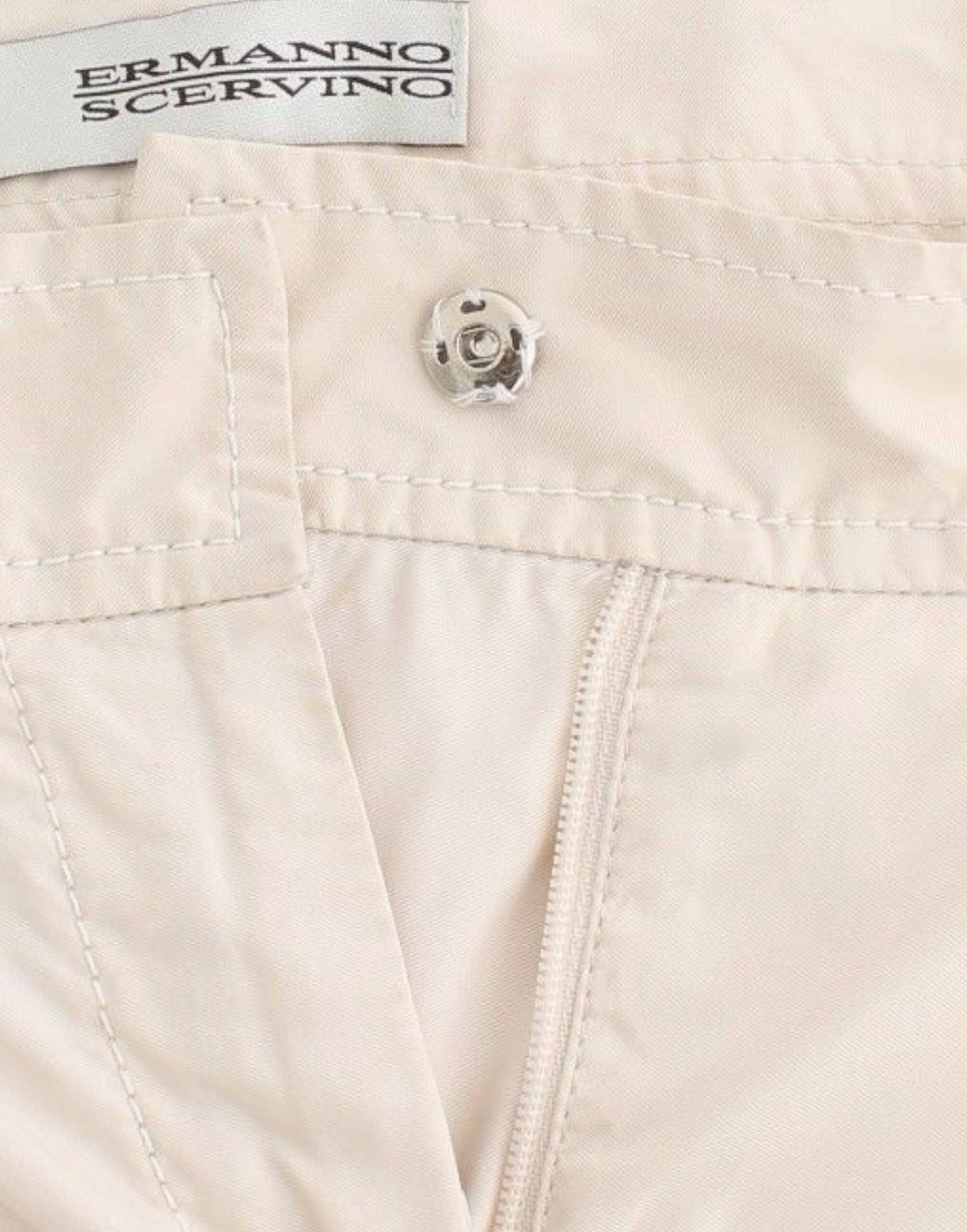 Ermanno Scervino Chic Beige Chino Pants - Elegance Redefined