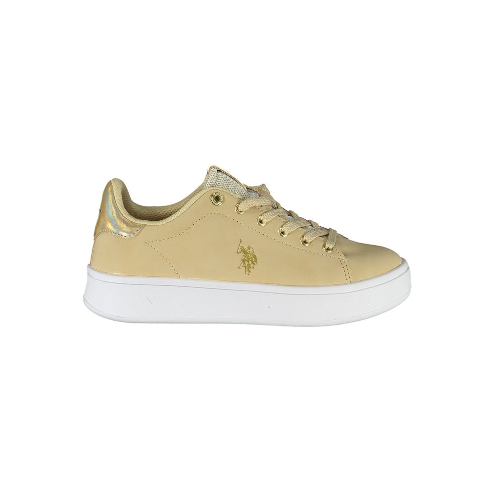 U.S. POLO ASSN. Beige Polyester Women Sneaker