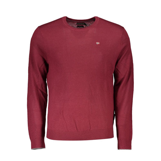 Napapijri Red Fabric Men Sweater