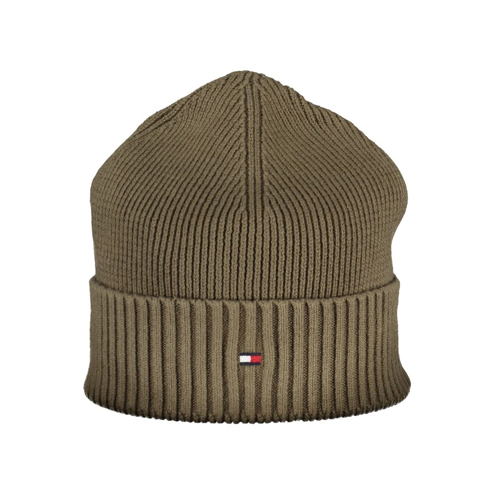 Tommy Hilfiger Green Cotton Men Cap