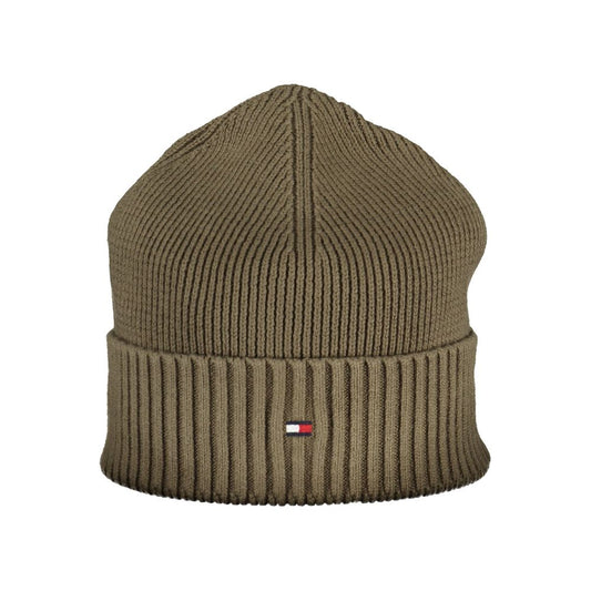 Tommy Hilfiger Green Cotton Men Cap