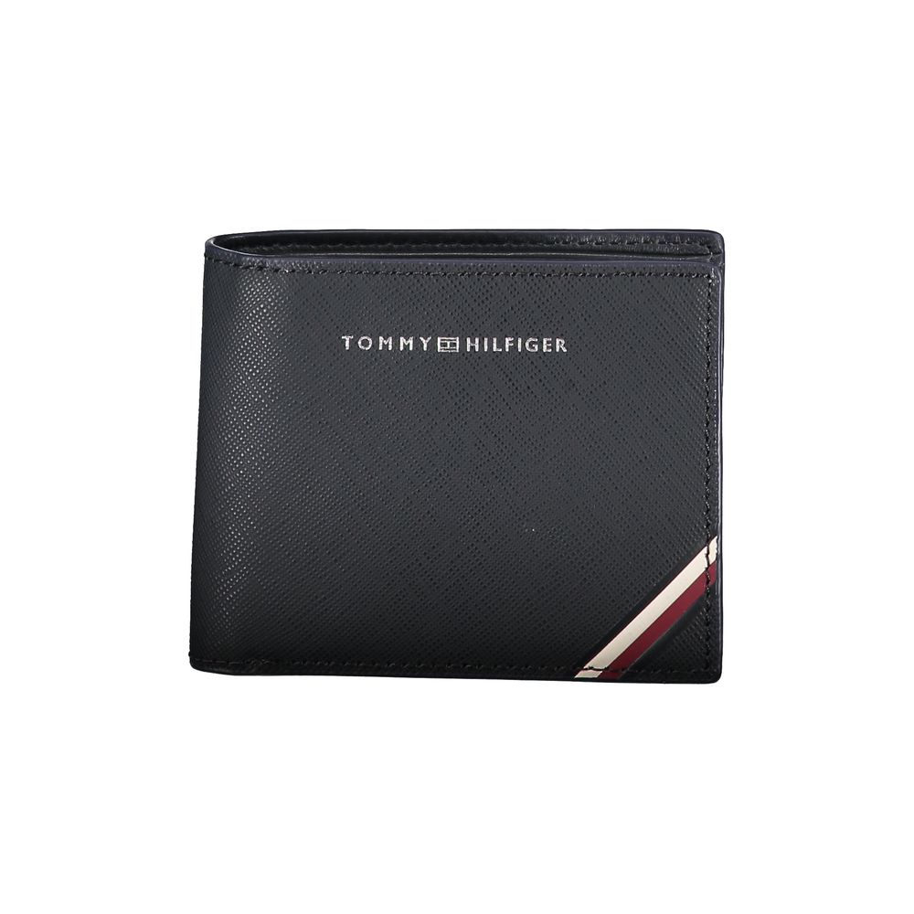 Tommy Hilfiger Blue Leather Men Wallet