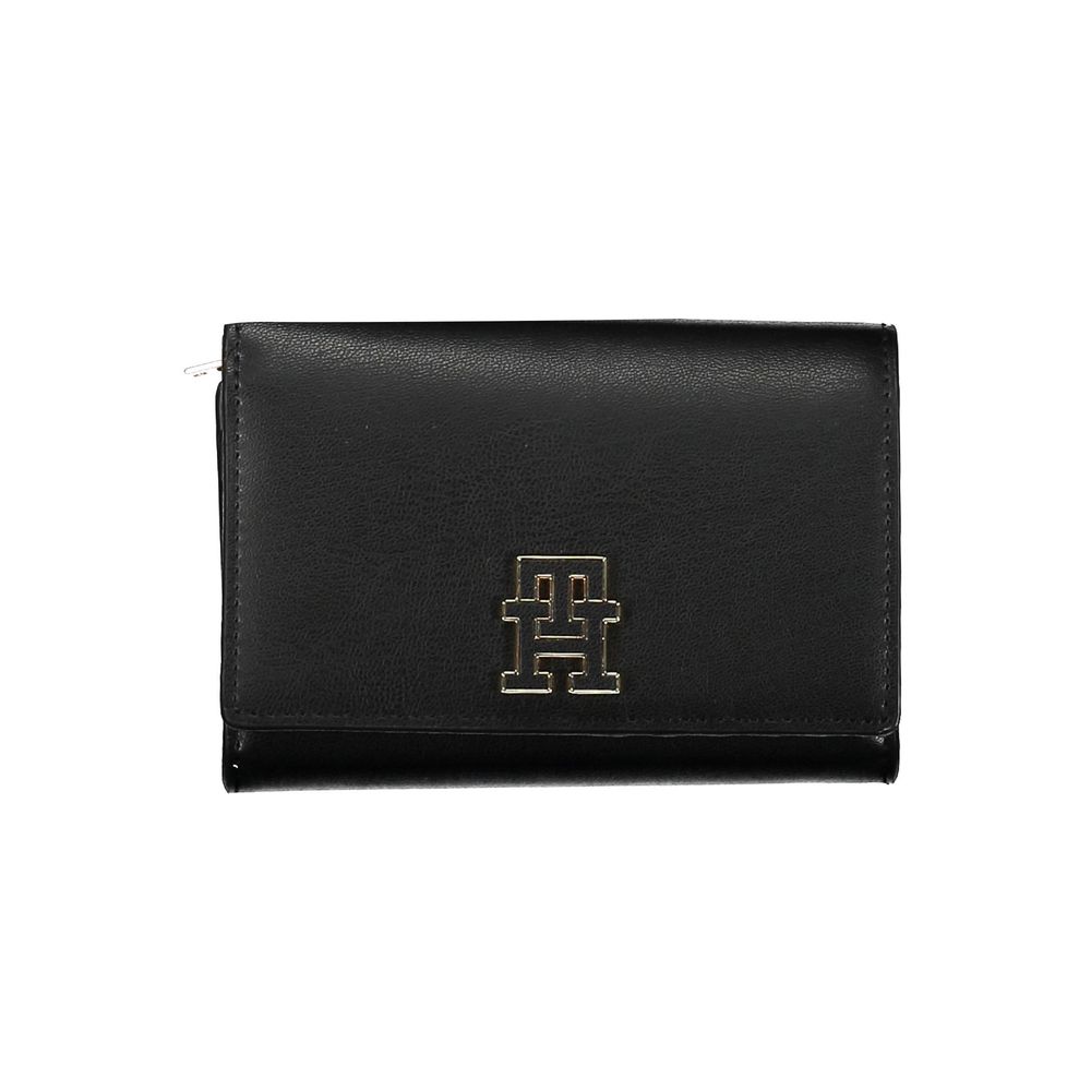 Tommy Hilfiger Black Polyethylene Women Wallet