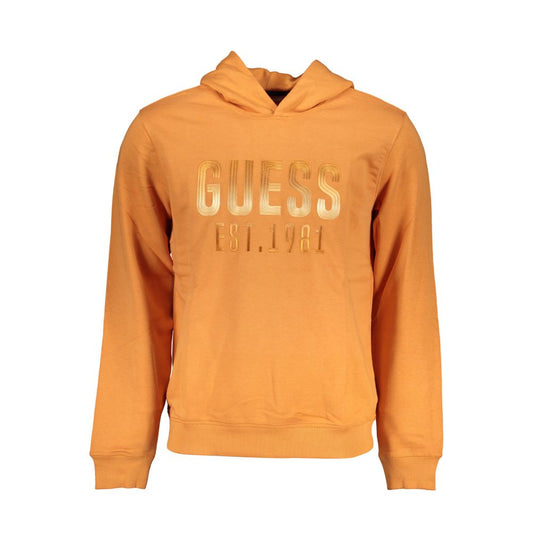 Guess Jeans Svelte Orange Hooded Sweatshirt