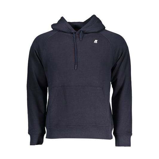 K-WAY Chic Hooded Blue Cotton Sweatshirt