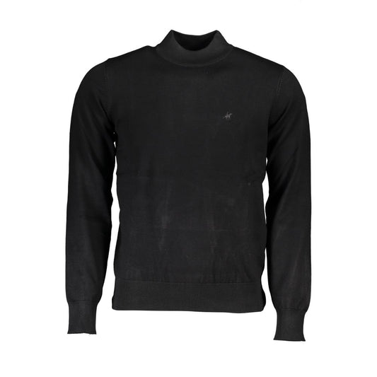 U.S. Grand Polo Black Nylon Sweater