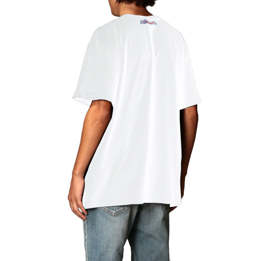 Dsquared² White Cotton Men T-Shirt