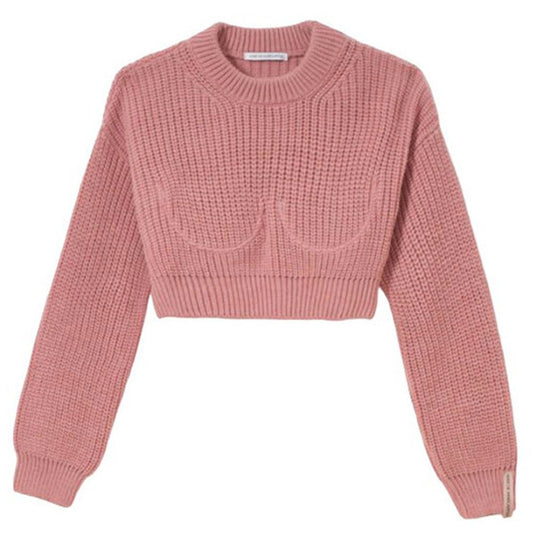 Mar De Margaritas Pink Acrylic Sweater