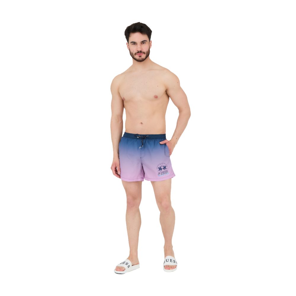 La Martina Multicolor Polyester Men Swim Trunk