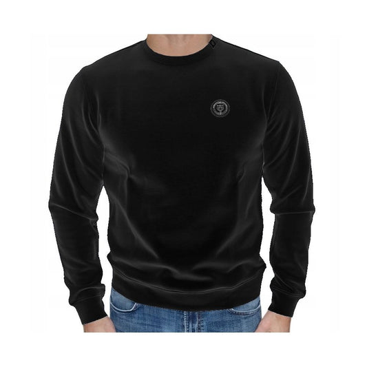 Plein Sport Black Cotton Men's Sweatshirt