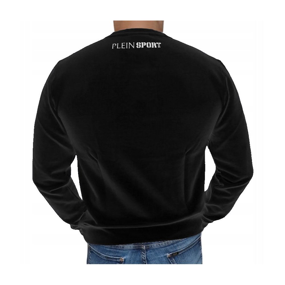 Plein Sport Black Cotton Men's Sweatshirt