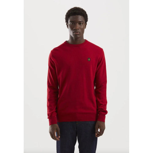 Refrigiwear Red Wool Men Sweater