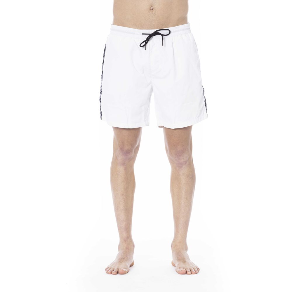 Iceberg White Polyester Men Swimwear