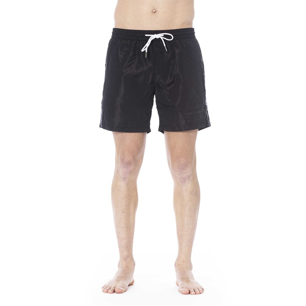 Iceberg Black Polyester Men Swim Short