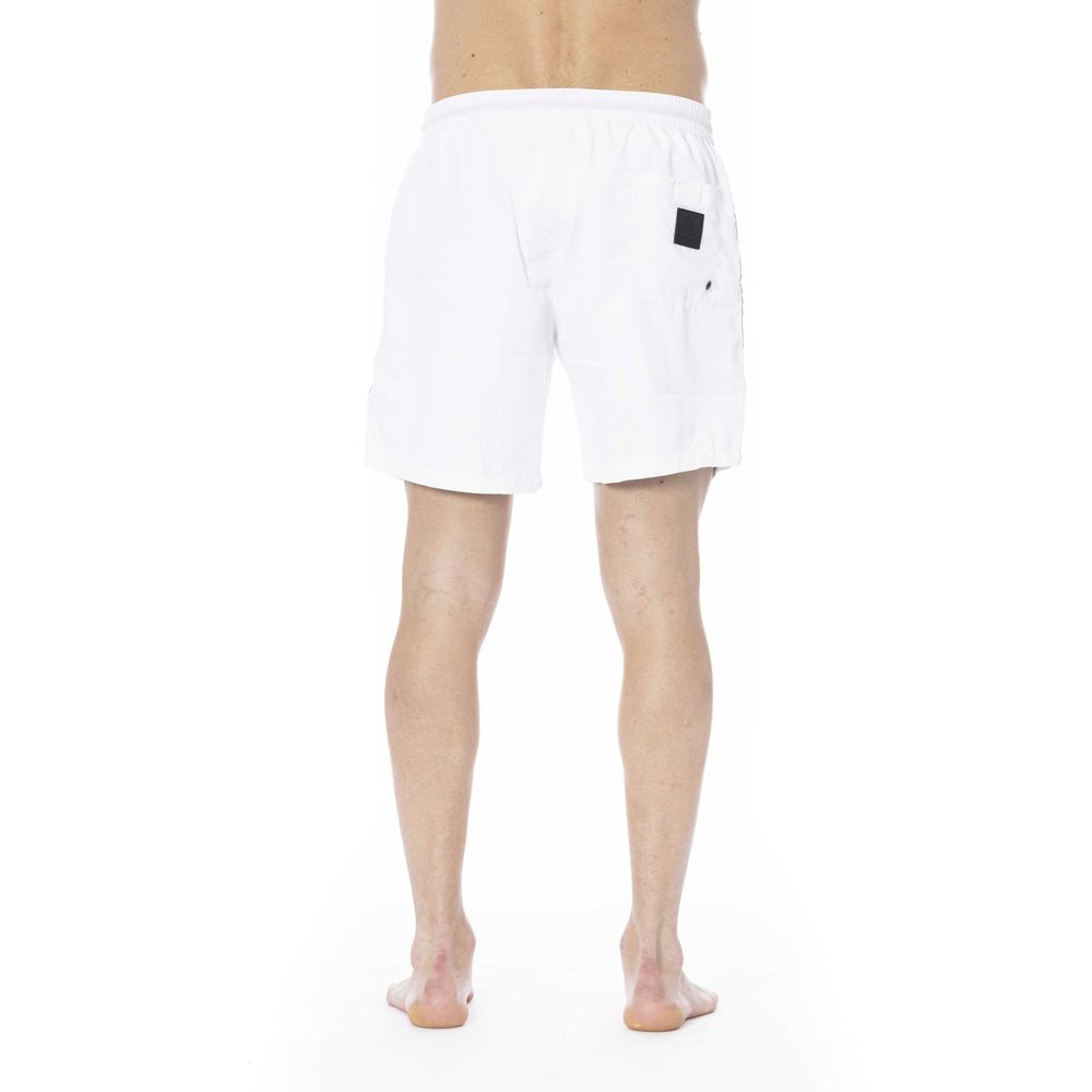 Iceberg White Polyester Men Swimwear