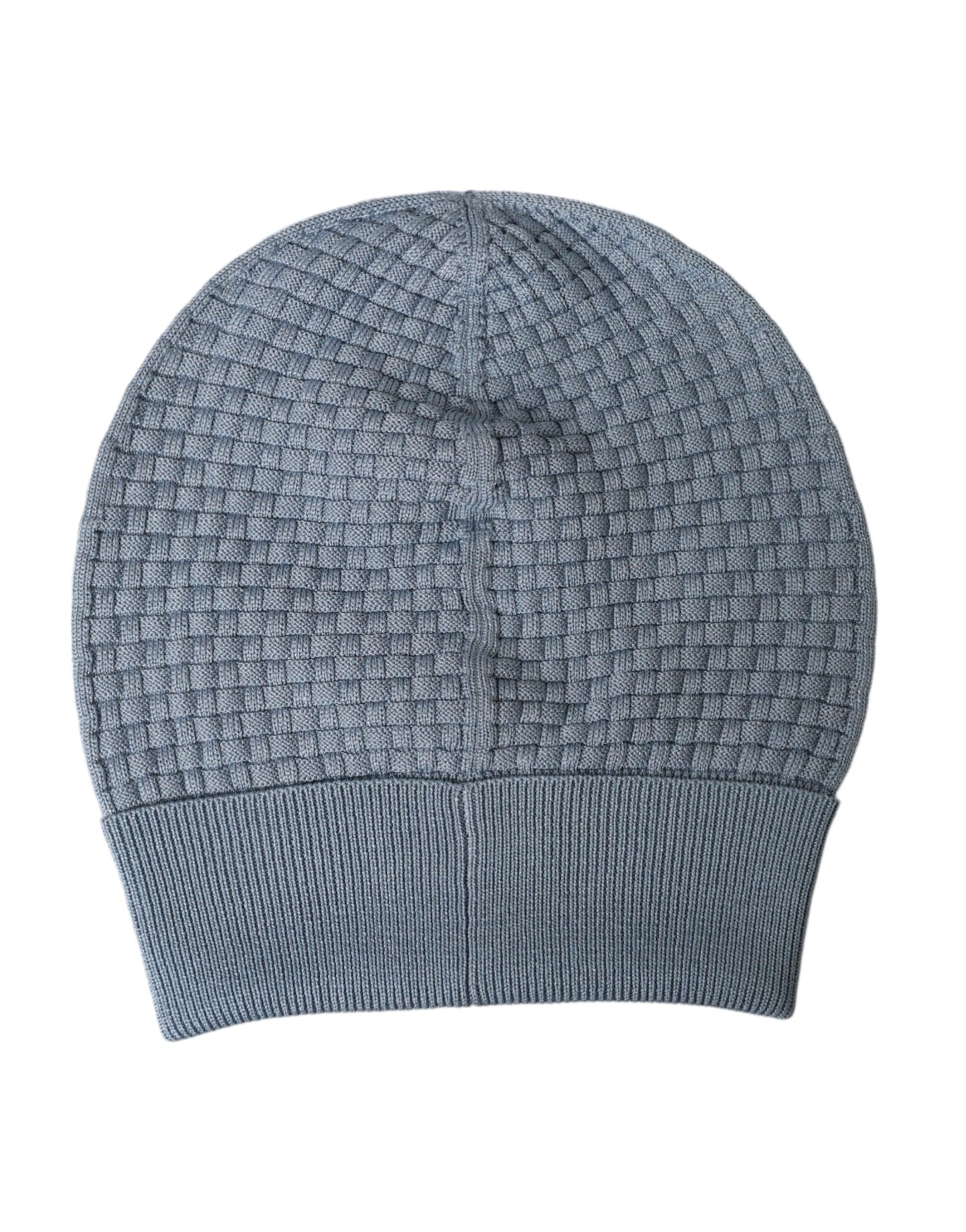 Dolce & Gabbana Light Blue Cotton Blend Beanie Bonnet Hat