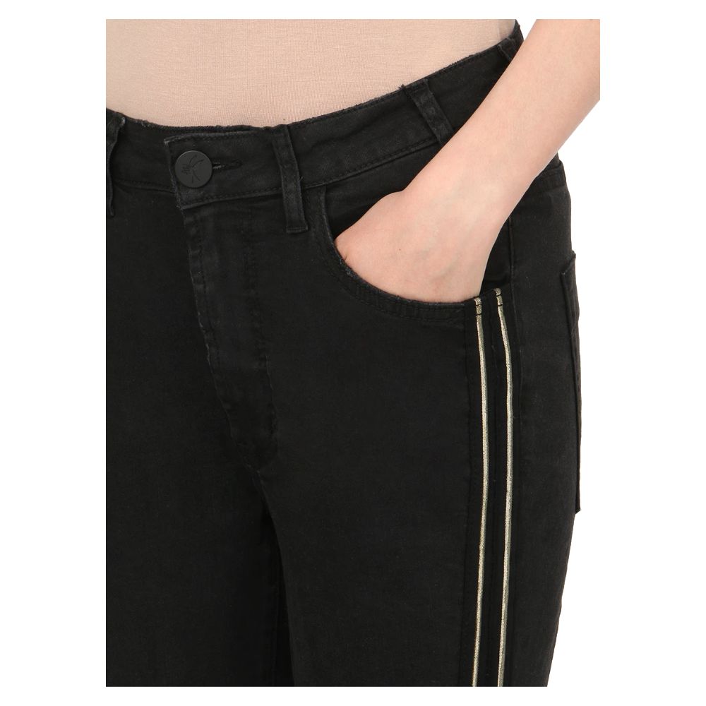 One Teaspoon Black Cotton Jeans & Pant