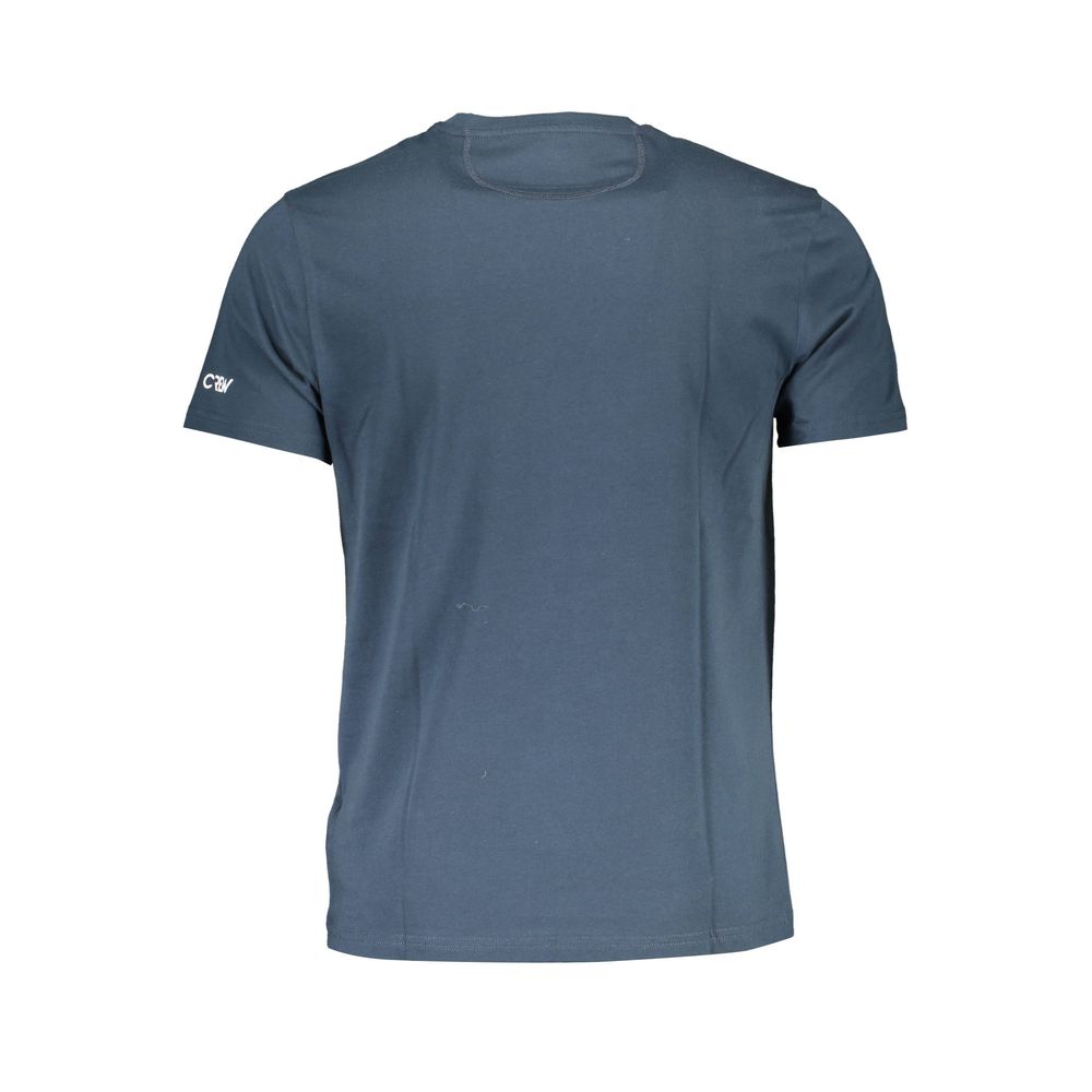 La Martina Blue Cotton Men T-Shirt