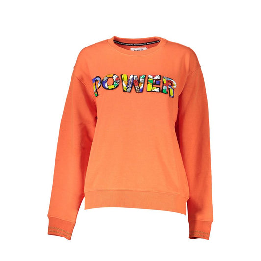 Desigual Orange Cotton Women Sweater